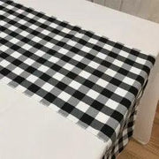 Buffalo Plaid Checkered Table Runner - 14"x108"