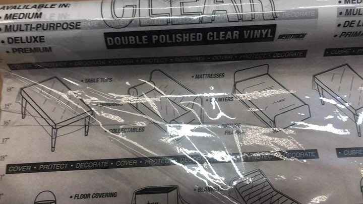 Clear Vinyl Roll - 4 Gauge - 25 Yards