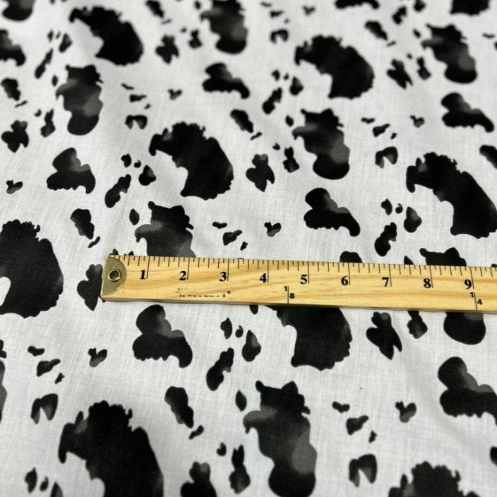 Cow print Poly Cotton Fabric  by the yard 58 inches - New Star Fabrics