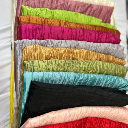 Creast Crushed Taffeta  by the yard - New Star Fabrics