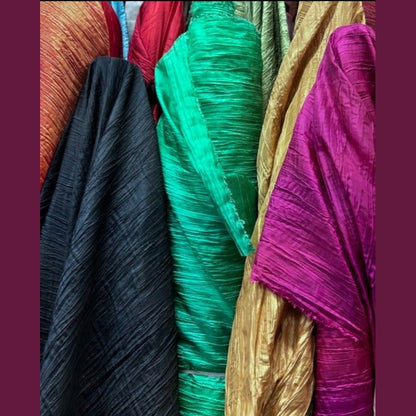 Creast Crushed Taffeta  by the yard - New Star Fabrics