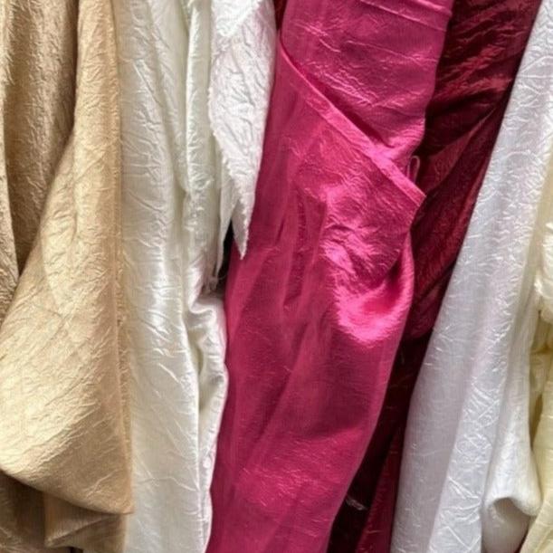 Crush Satin 120''  by the yard - New Star Fabrics