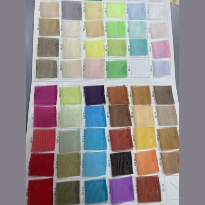 Crystal Organza Fabric by the yard - New Star Fabrics