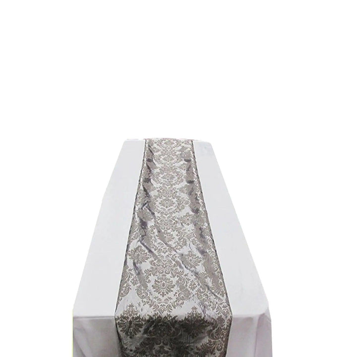 Damask Flocking Taffeta Table Runners 4 pieces set