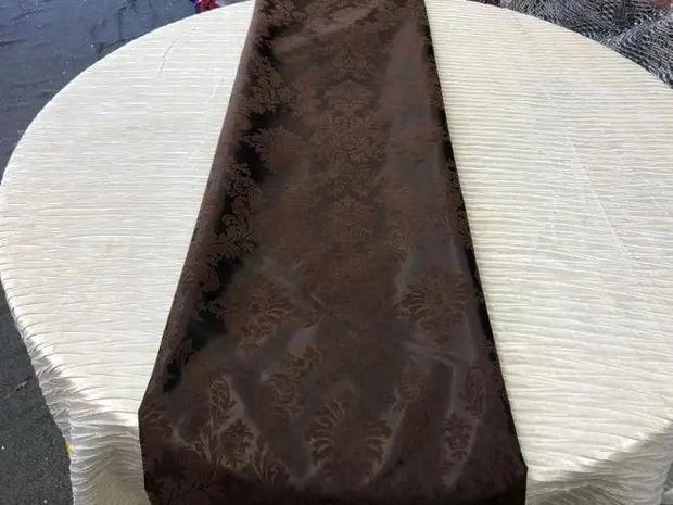 Damask Flocking Taffeta Table Runners