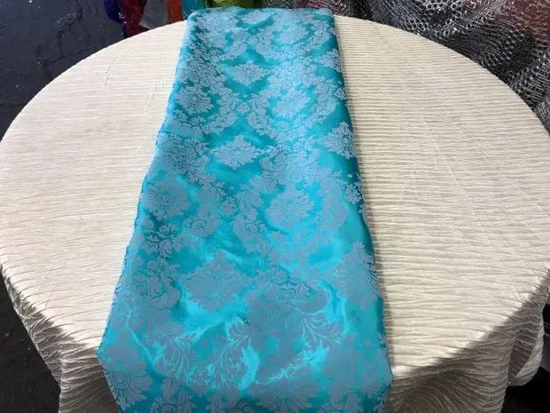 Damask Flocking Taffeta Table Runners