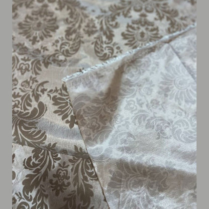 Damask Flocking Taffeta fabric by the yard - New Star Fabrics