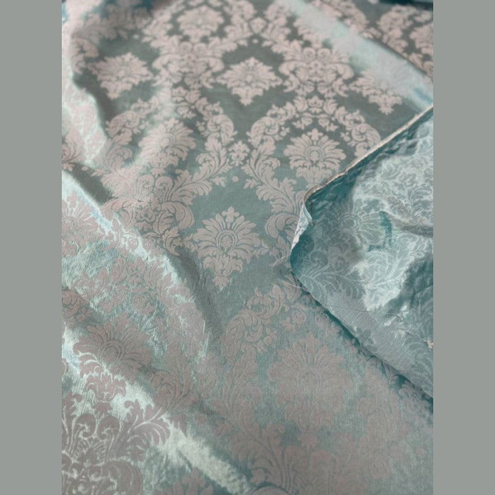 Damask Flocking Taffeta fabric by the yard - New Star Fabrics