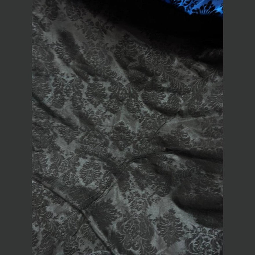 Damask Flocking Taffeta fabric by the yard - New Star Fabrics