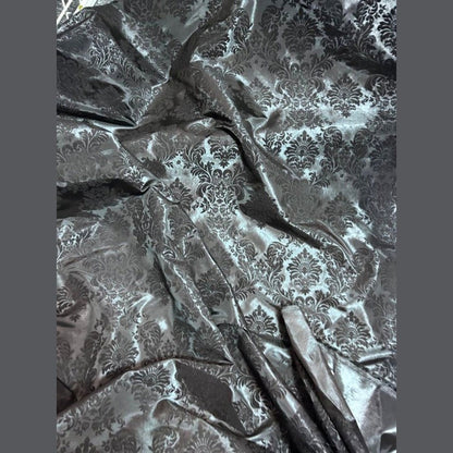 Damask Flocking Taffeta fabric by the yard - New Star Fabrics