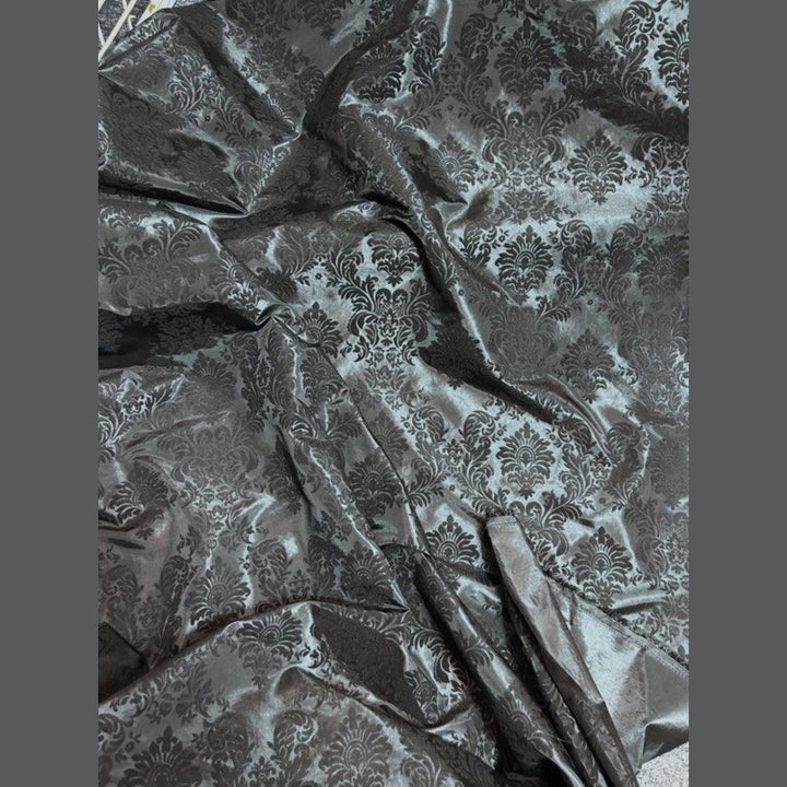 Damask Flocking Taffeta fabric by the yard - New Star Fabrics