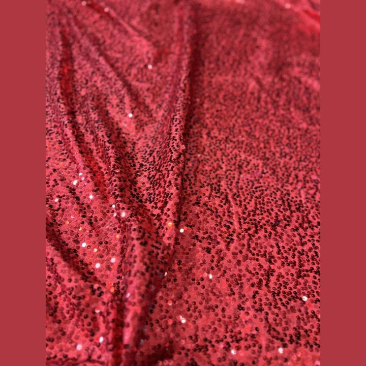 Disc Sequin Micro Dot Dangle Taffeta Fabric  by the yard - New Star Fabrics