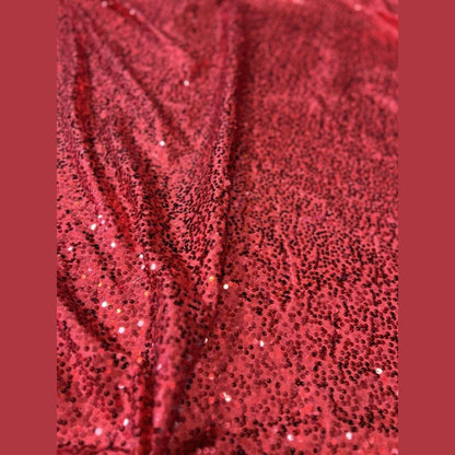 Disc Sequin Micro Dot Dangle Taffeta Fabric  by the yard - New Star Fabrics