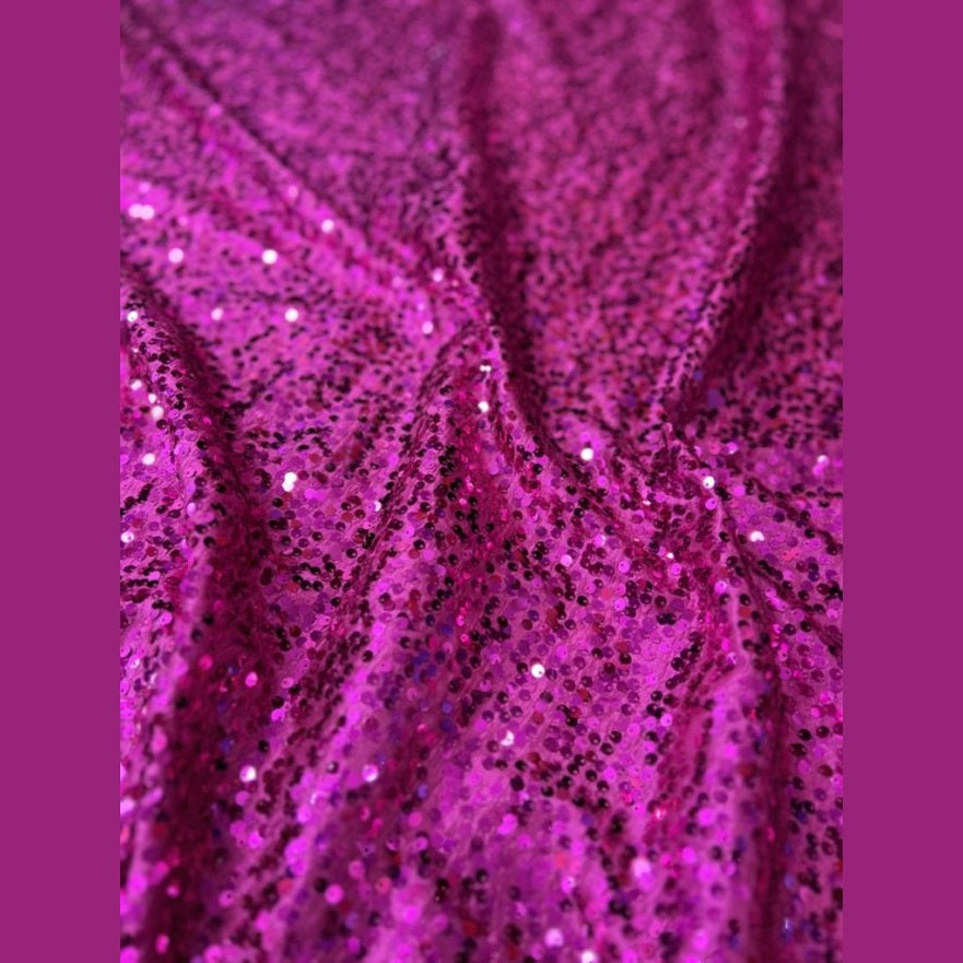 Disc Sequin Micro Dot Dangle Taffeta Fabric  by the yard - New Star Fabrics