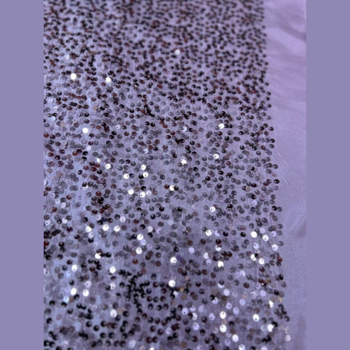 Disc Sequin Micro Dot Dangle Taffeta Fabric  by the yard - New Star Fabrics