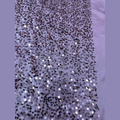 Disc Sequin Micro Dot Dangle Taffeta Fabric  by the yard - New Star Fabrics
