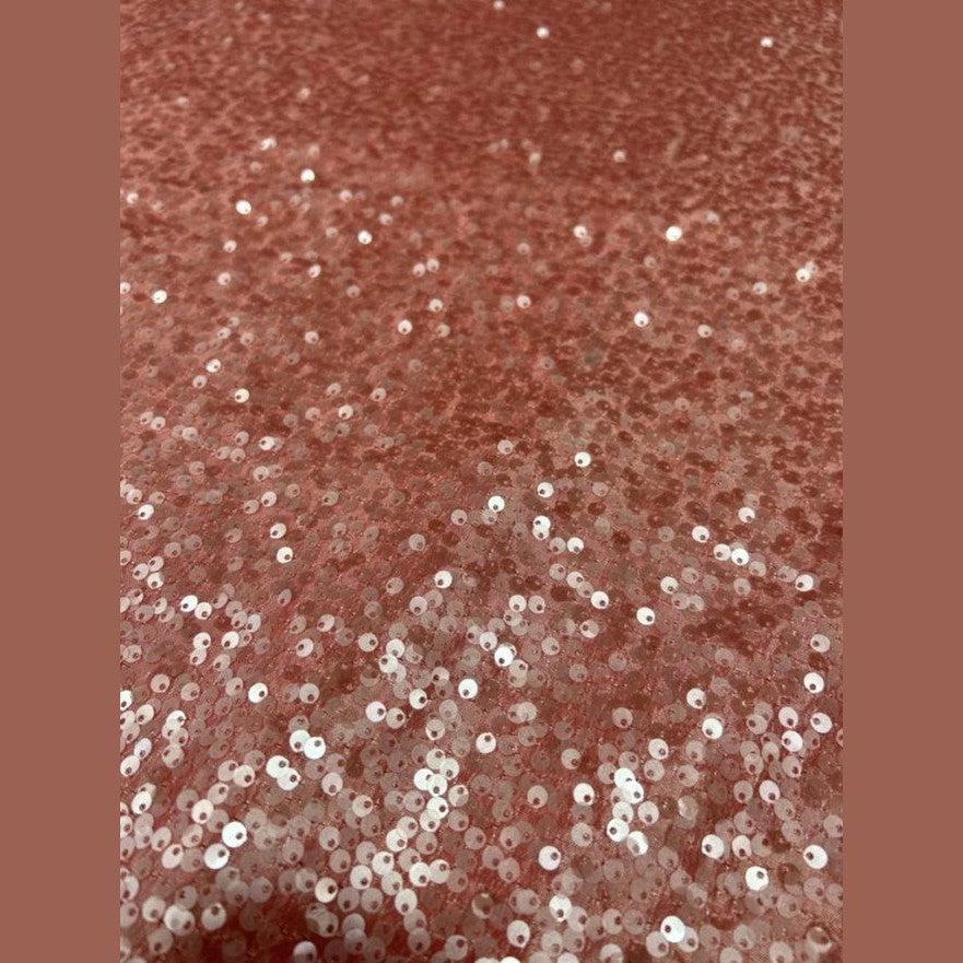 Disc Sequin Micro Dot Dangle Taffeta Fabric  by the yard - New Star Fabrics