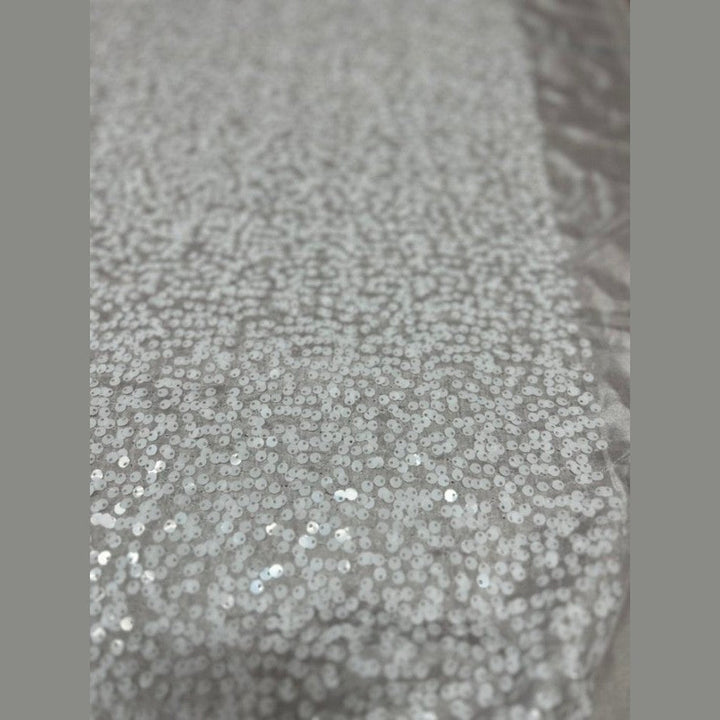 Disc Sequin Micro Dot Dangle Taffeta Fabric  by the yard - New Star Fabrics