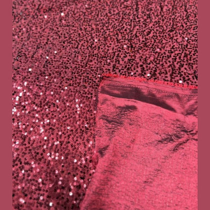 Disc Sequin Micro Dot Dangle Taffeta Fabric  by the yard - New Star Fabrics