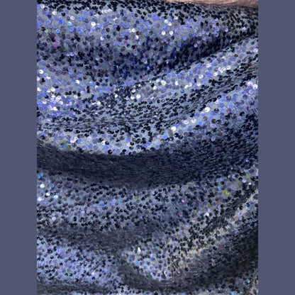 Disc Sequin Micro Dot Dangle Taffeta Fabric  by the yard - New Star Fabrics