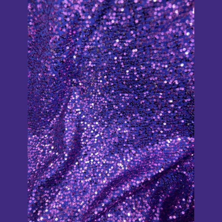 Disc Sequin Micro Dot Dangle Taffeta Fabric  by the yard - New Star Fabrics