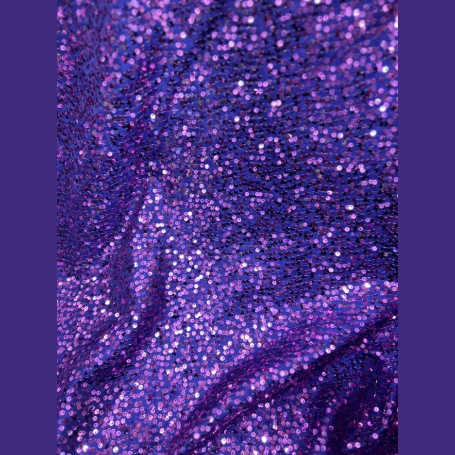 Disc Sequin Micro Dot Dangle Taffeta Fabric  by the yard - New Star Fabrics