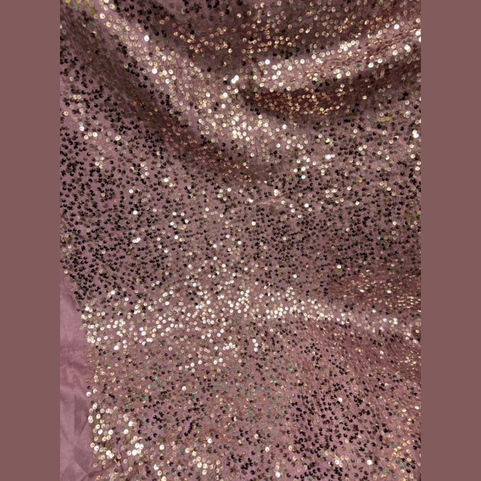 Disc Sequin Micro Dot Dangle Taffeta Fabric  by the yard - New Star Fabrics