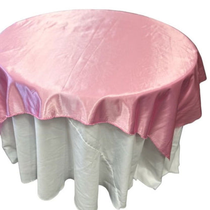 Dusty Rose Table Overlay Satin 58 X 58 Inches - New Star Fabrics
