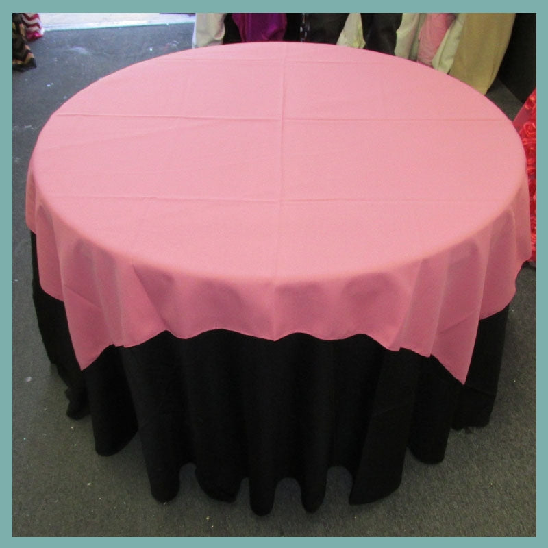 Dusty Rose Table Overlay Poly Poplin / Polyester / Gabardine 58 X 58 Inches - New Star Fabrics
