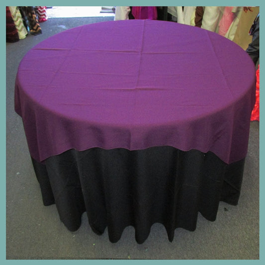 Table Overlay Poly Poplin / Polyester / Gabardine 58 X 58 Inches - New Star Fabrics