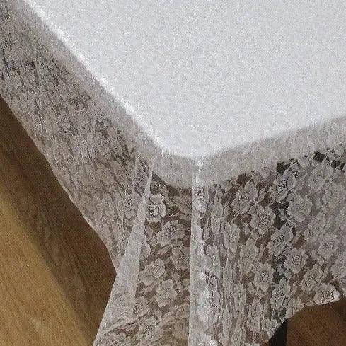 Flower Lace Tablecloth - Rectangular - 60