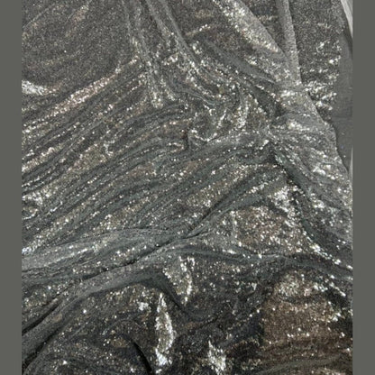 Glitz Sequin Mini Disc Fabric by the yard - New Star Fabrics