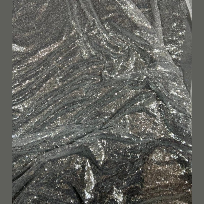 Glitz Sequin Mini Disc Fabric by the yard - New Star Fabrics