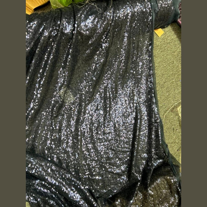 Glitz Sequin Mini Disc Fabric by the yard - New Star Fabrics