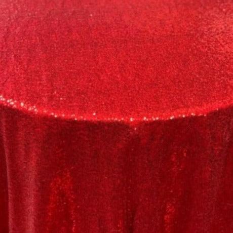 Glitz Sequin Tablecloth 108'' Round - New Star Fabrics