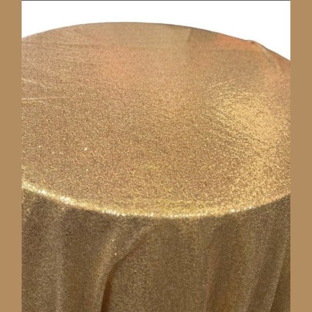 Glitz Sequin Tablecloth 120'' Round - New Star Fabrics