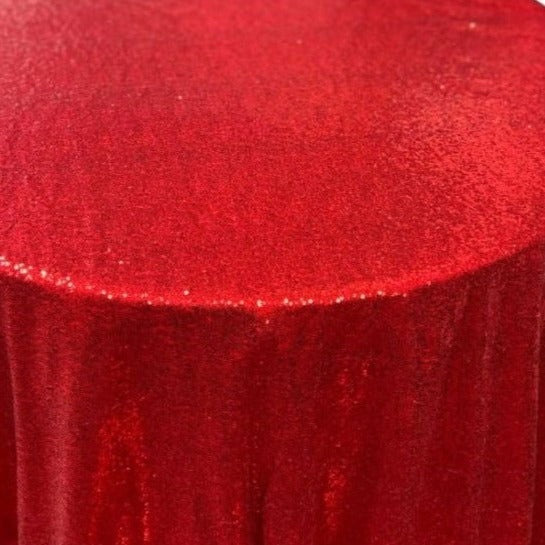 Glitz Sequin Tablecloth 120'' Round - New Star Fabrics