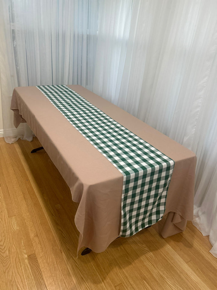 Buffalo Plaid Checkered Table Runner - 14"x108"