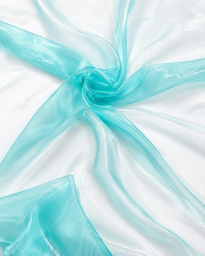 Organza Fabric by the Yard – Sheer Shimmering Fabric for Weddings & Decor
