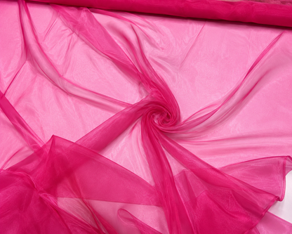 Organza Fabric by the Yard – Sheer Shimmering Fabric for Weddings & Decor