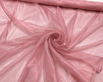 Organza Fabric by the Yard – Sheer Shimmering Fabric for Weddings & Decor
