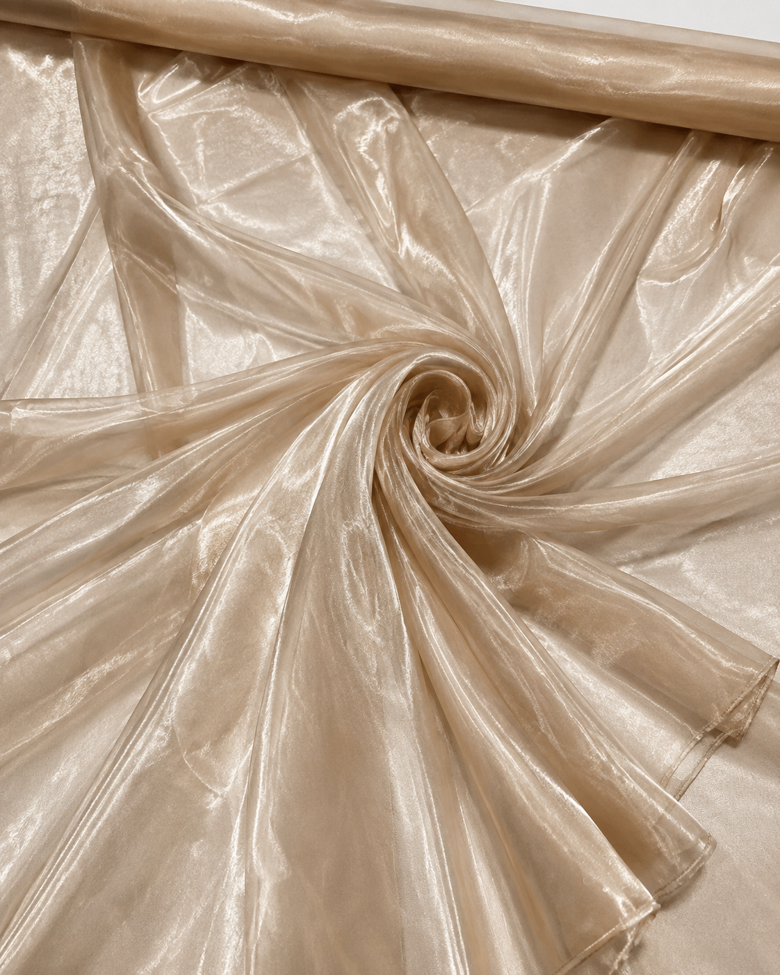 Organza Fabric by the Yard – Sheer Shimmering Fabric for Weddings & Decor