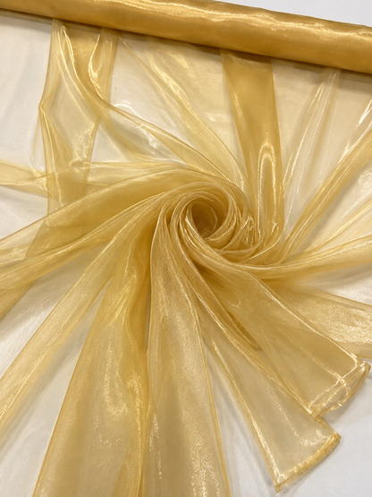 Organza Fabric by the Yard – Sheer Shimmering Fabric for Weddings & Decor