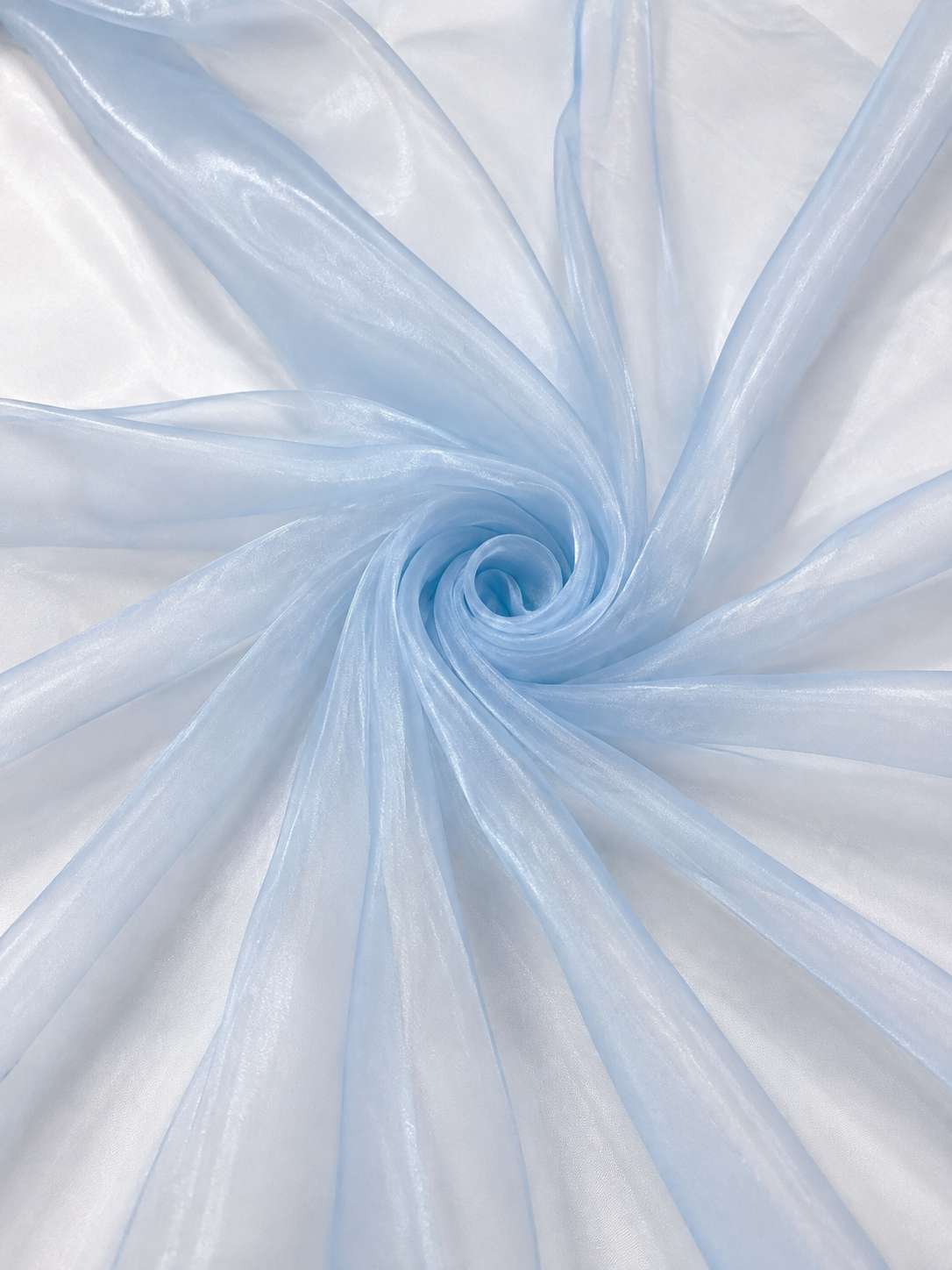 Organza Fabric by the Yard – Sheer Shimmering Fabric for Weddings & Decor