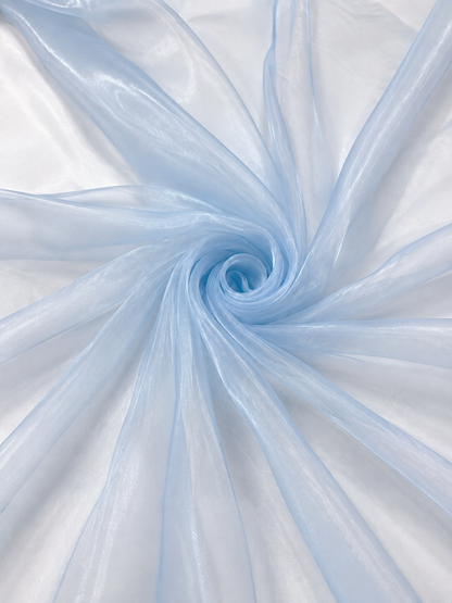 Organza Fabric by the Yard – Sheer Shimmering Fabric for Weddings & Decor