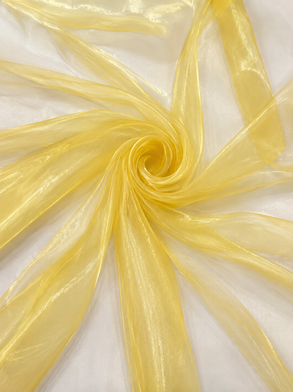 Organza Fabric by the Yard – Sheer Shimmering Fabric for Weddings & Decor