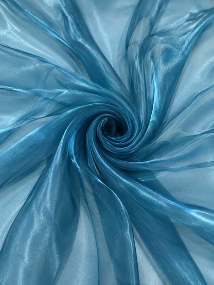 Organza Fabric by the Yard – Sheer Shimmering Fabric for Weddings & Decor