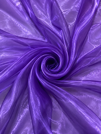 Organza Fabric by the Yard – Sheer Shimmering Fabric for Weddings & Decor