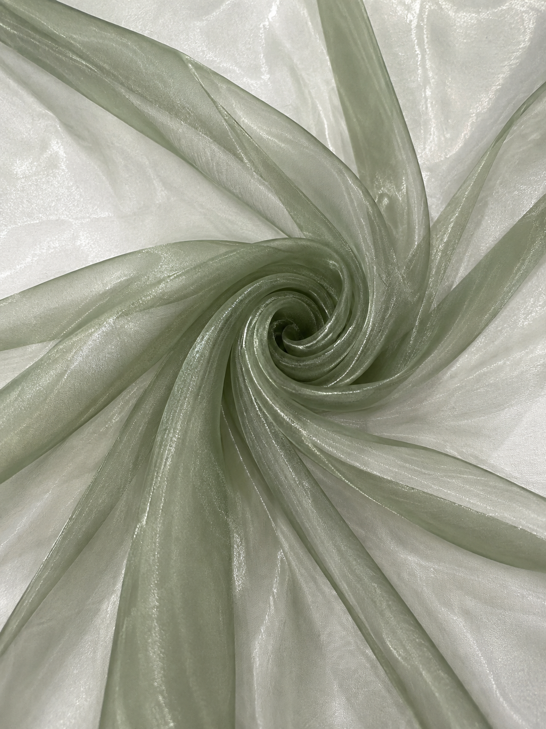 Organza Fabric by the Yard – Sheer Shimmering Fabric for Weddings & Decor