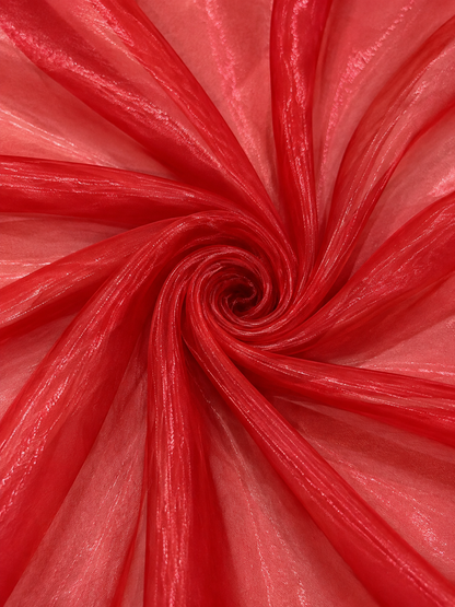 Organza Fabric by the Yard – Sheer Shimmering Fabric for Weddings & Decor